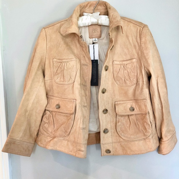 Banana Republic Jackets & Blazers - NEW Banana Republic Natural Leather Suede Jacket